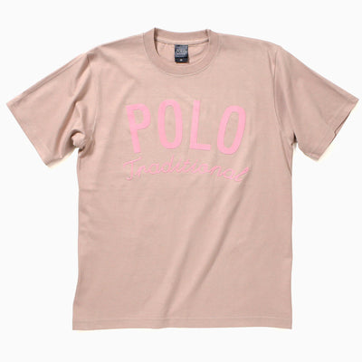 POLOフロッキープリント/6.2オンスTシャツ