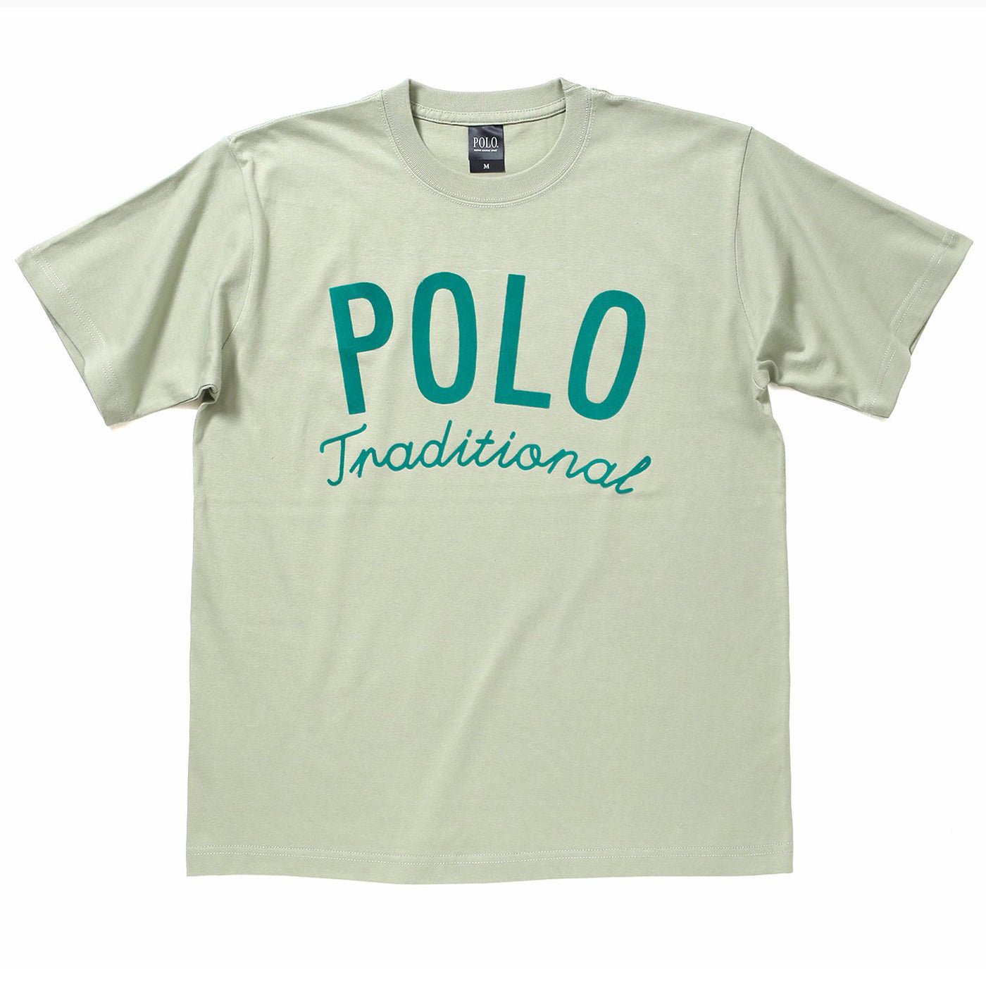 POLOフロッキープリント/6.2オンスTシャツ