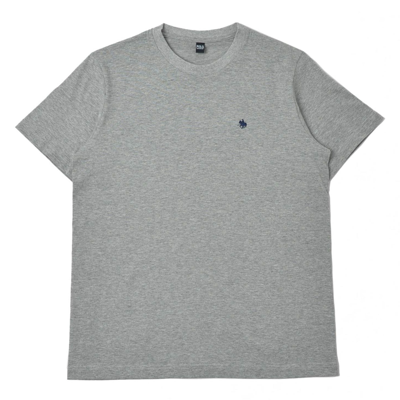 ワンポイント刺繍クルーネックTシャツ