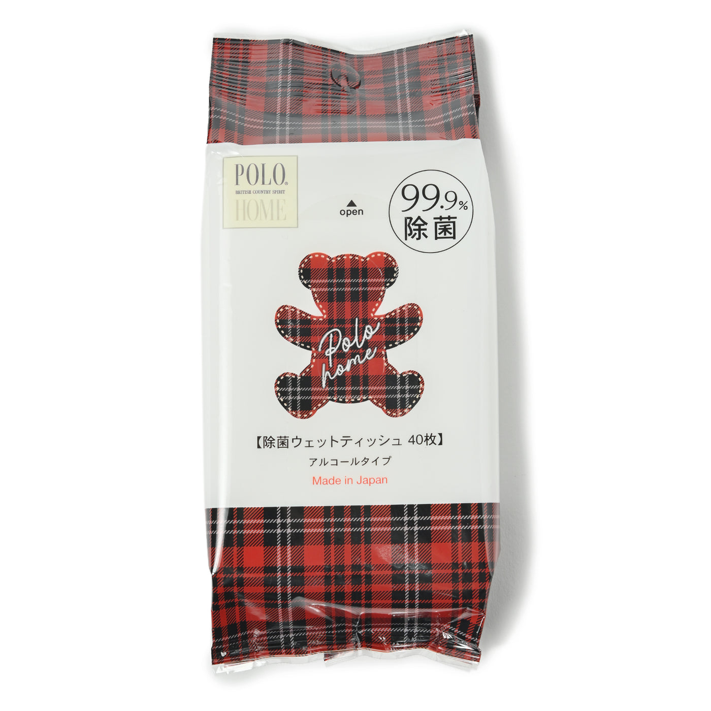 除菌ウェットティッシュ携帯用　40枚入り