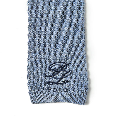 ロゴ刺繍ニットタイ
