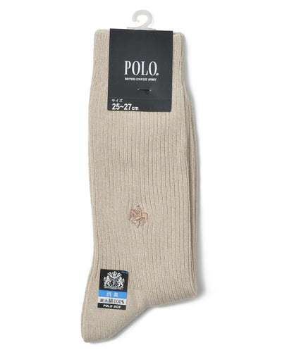 POLOワンポイントリブソックス - POLO BCS（ポロ・ビーシーエス）