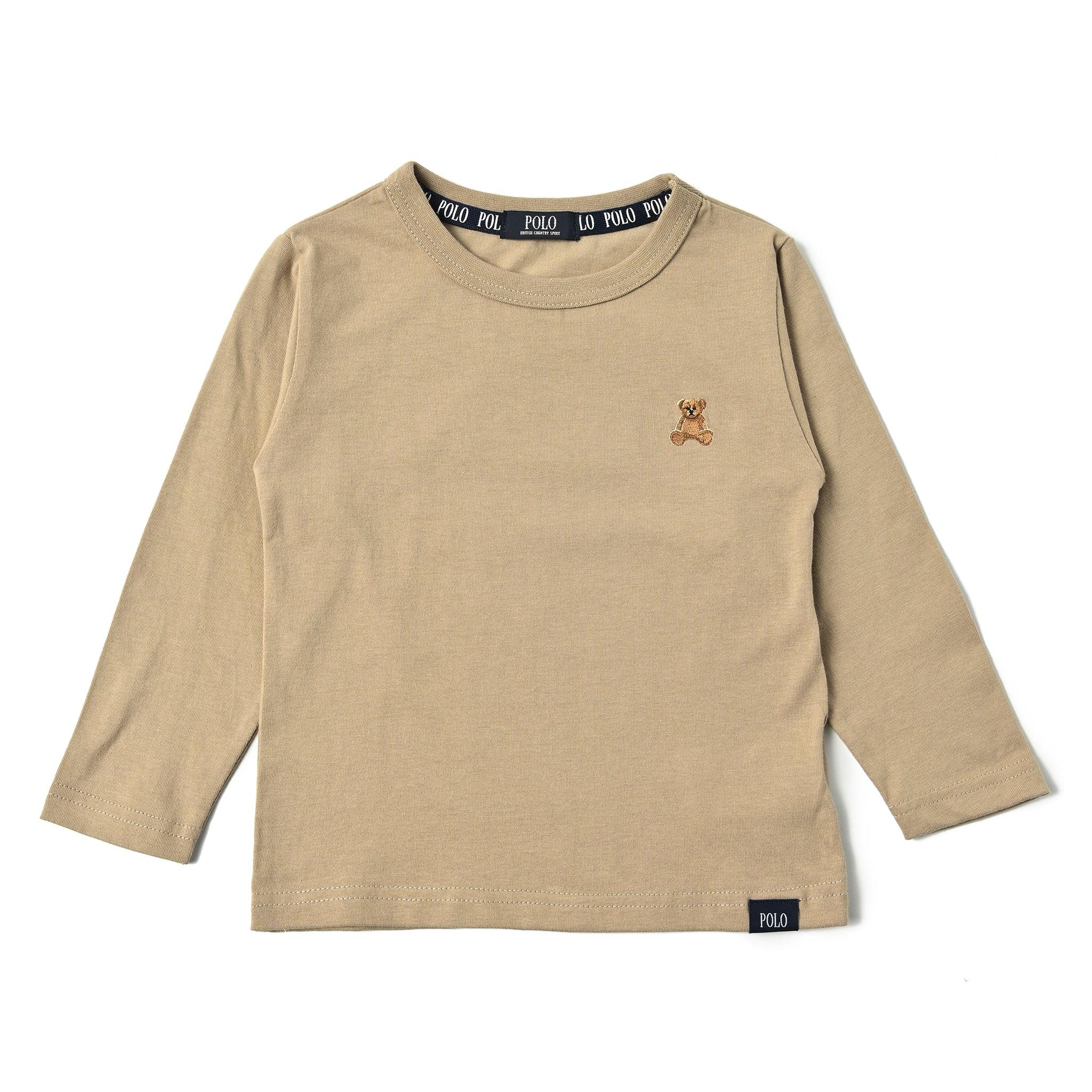 クマ刺繍ロングスリーブTシャツ – POLO BCS